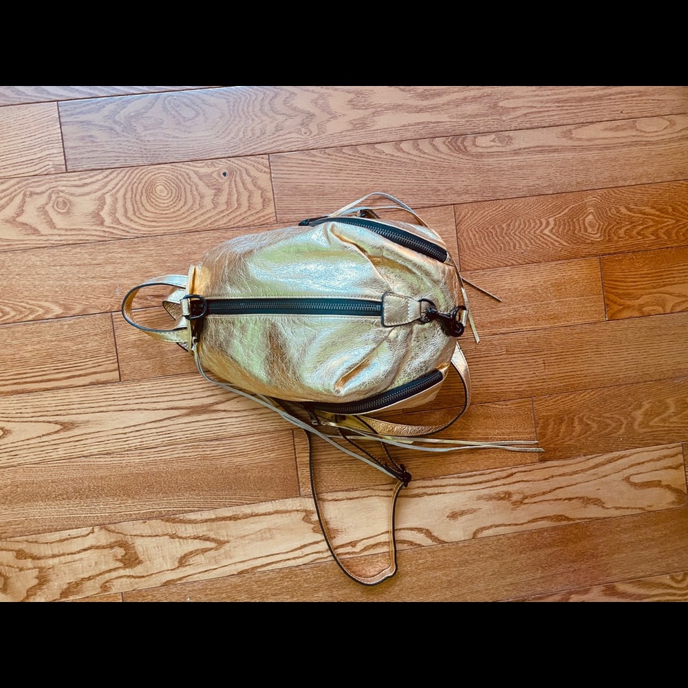 Rebecca minkoff backpack in gold